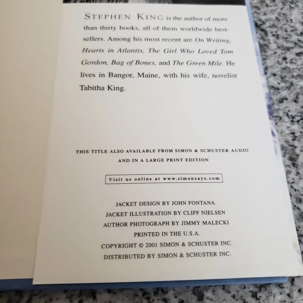 Stephen King Dreamcatcher Book‎ HC DJ First Edition First Printing Scribner 2001